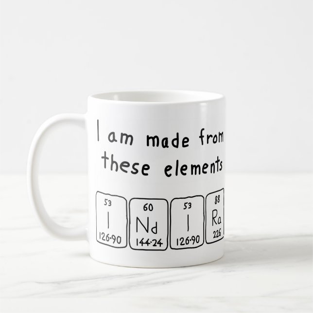 Indira Periodenname Tasse (Links)