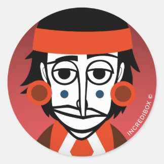 INDISCH RUNDER AUFKLEBER