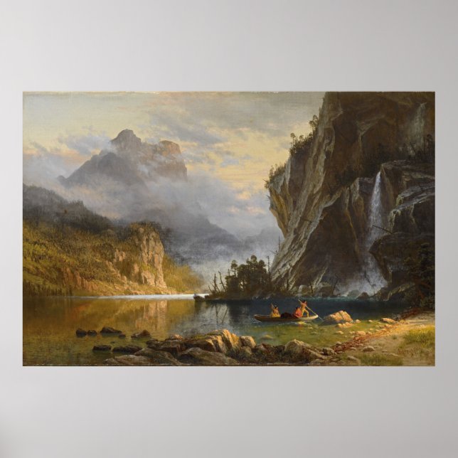 Indische Amerikaner sprechen vom Fischfang Poster (Vorne)