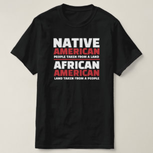 Indische Amerikaner und Afroamerikaner T-Shirt