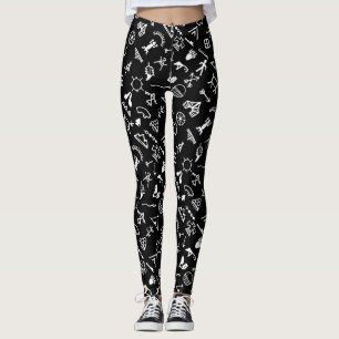 Indische amerikanische Bildsymbole Leggings