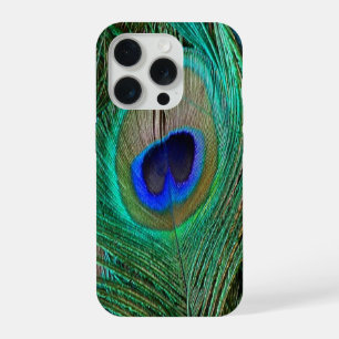 Indische Blaue Pfauenfeder iPhone 15 Pro Hülle