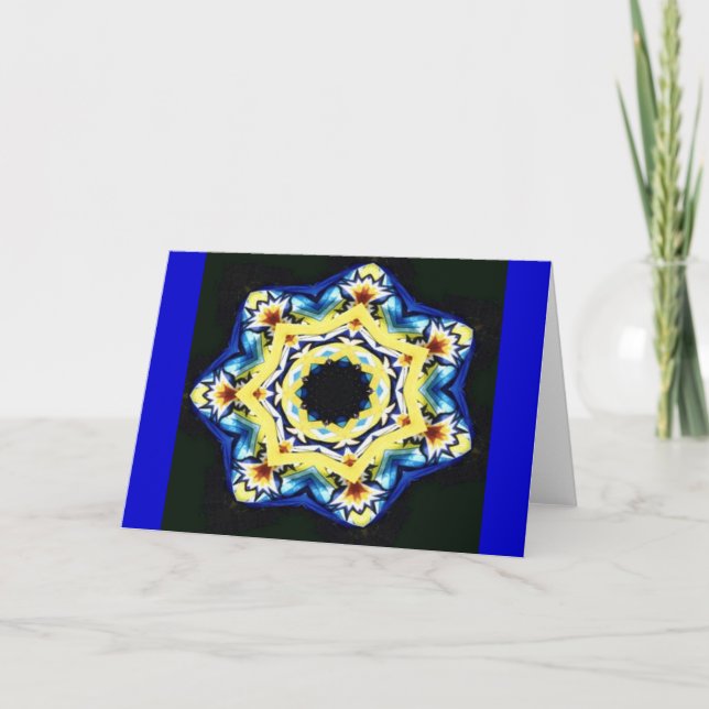 Indische Blume Karte (Vorderseite)