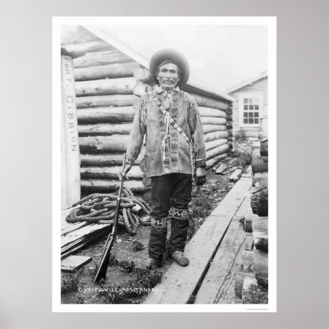 Indische Chefin Tanana Alaska 1916 Poster (Vorne)