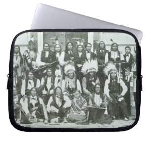 Indische Delegation von Sioux-Führern in Laptopschutzhülle