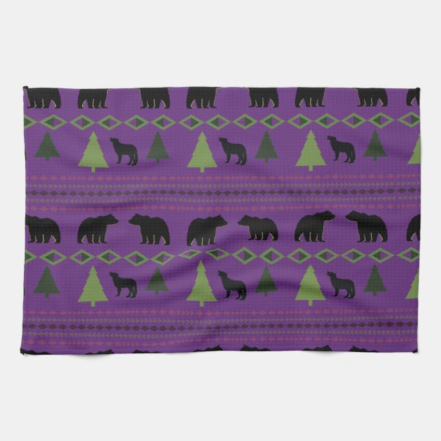 Indische Designs Geschirrtuch (Horizontal)