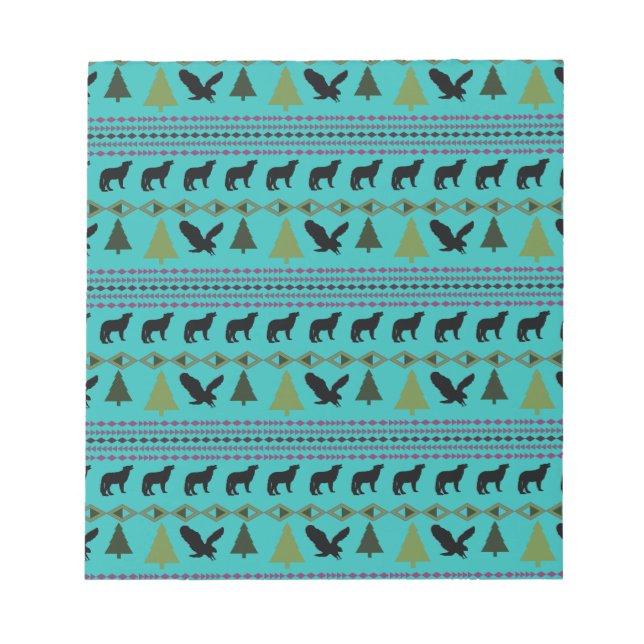 Indische Designs Notizblock (Vorderseite)