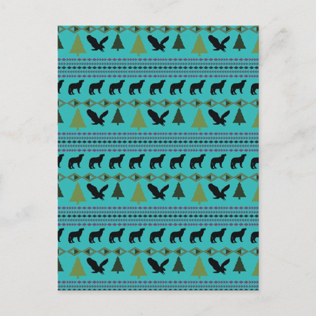 Indische Designs Postkarte (Vorderseite)
