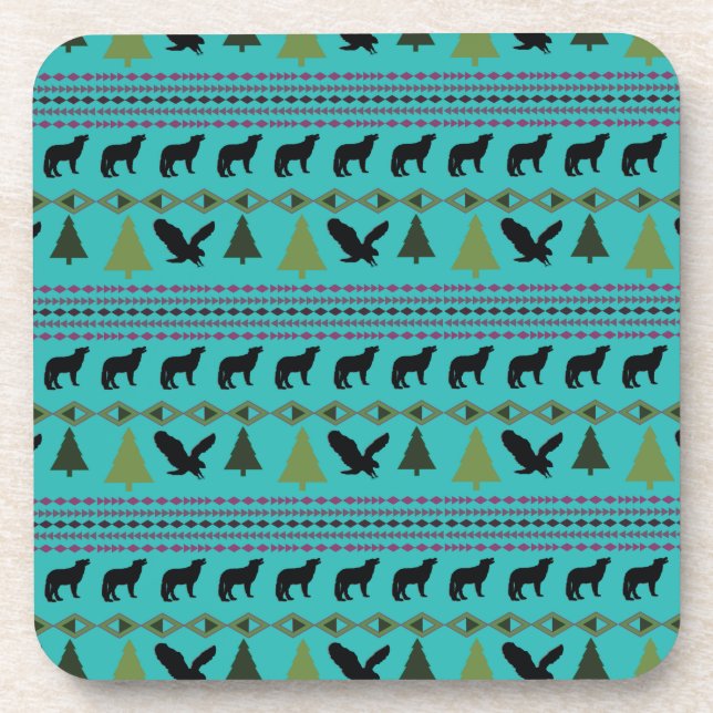 Indische Designs Untersetzer (Vorderseite)