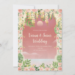 Indische Einladung indische Hochzeitskarte