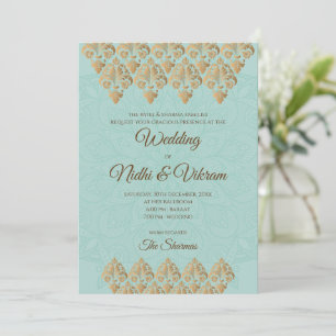 Indische Einladungen & Hindu-Hochzeitseinladungen
