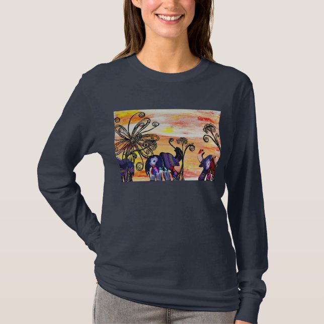 Indische Elefant-T - Shirt (Vorderseite)