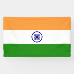 Indische Flagge Banner