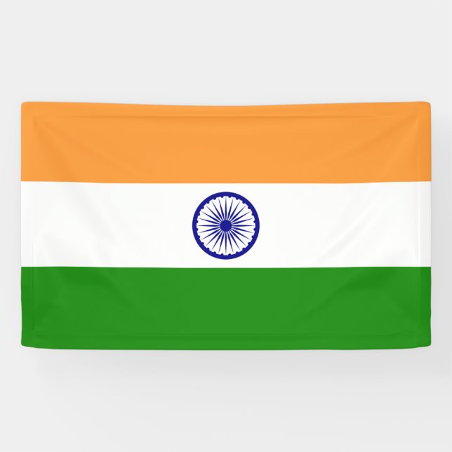Indische Flagge Banner (Horizontal)