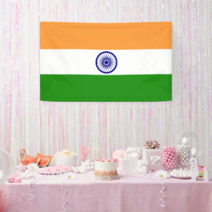 Indische Flagge Banner