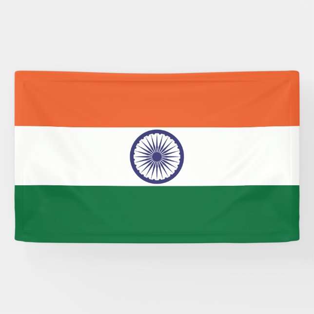 Indische Flagge Banner (Horizontal)