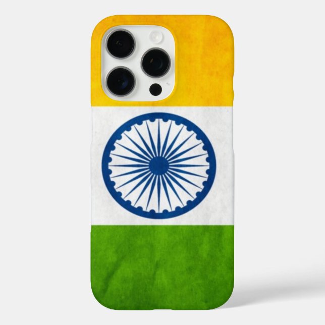 Indische Flagge Case-Mate iPhone Hülle (Rückseite)