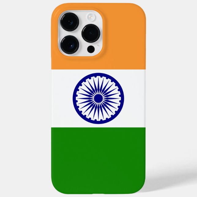 Indische Flagge Case-Mate iPhone Hülle (Rückseite)
