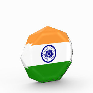 Indische Flagge Fotoblock