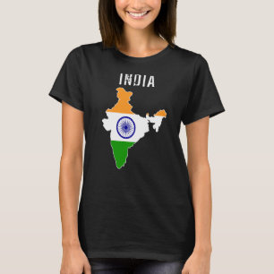 Indische Flagge für Menschen, die Indien Liebe geb T-Shirt
