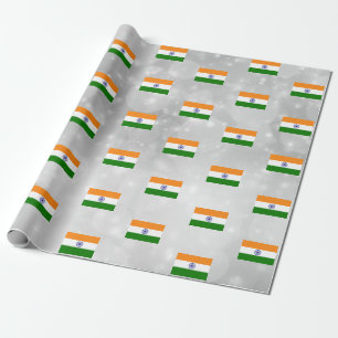 Indische Flagge Geschenkpapier