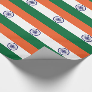 Indische Flagge Geschenkpapier
