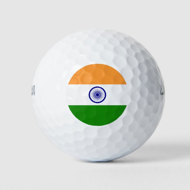 Indische Flagge Golfball (Vorderseite)