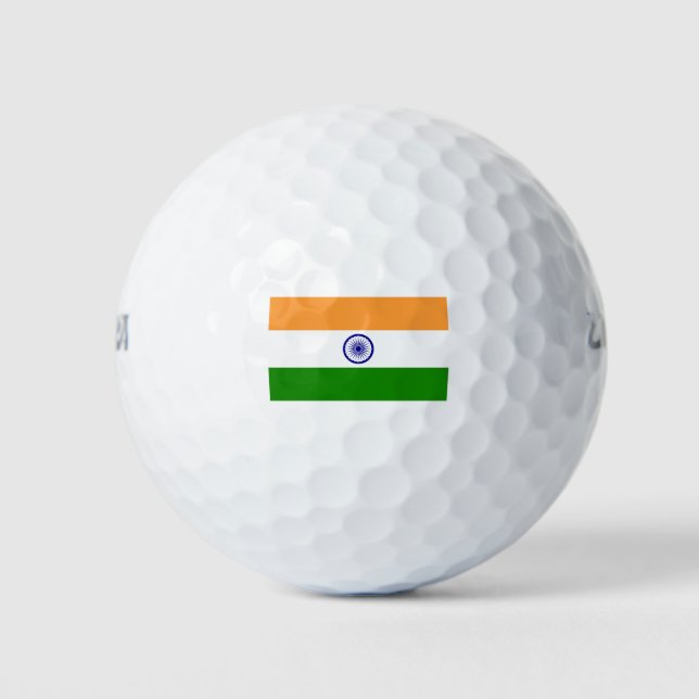 Indische Flagge Golfball (Vorderseite)