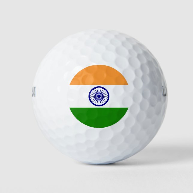Indische Flagge Golfball (Vorderseite)