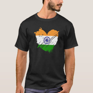 Indische Flagge I Liebe Indien Es ist in meiner DN T-Shirt