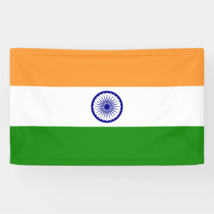 Indische Flagge (Indien) (Südasien) (Bharat) Banner