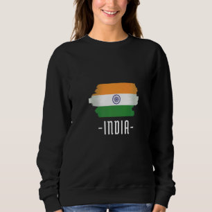 Indische Flagge Indien Sweatshirt