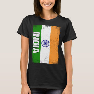 Indische Flagge Indien T-Shirt