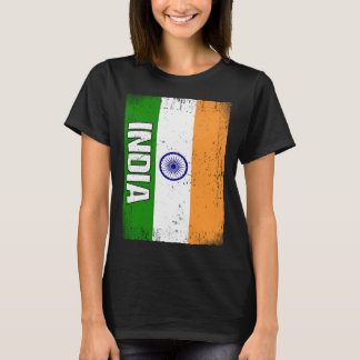 Indische Flagge Indien T-Shirt