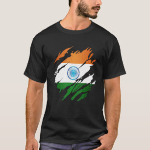 Indische Flagge Indien T-Shirt