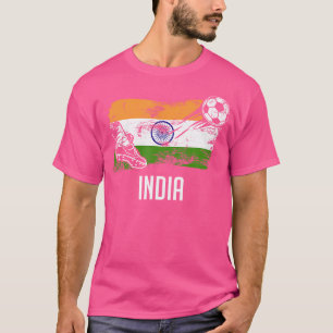 Indische Flagge Jersey Indisches Fußballteam Indie T-Shirt