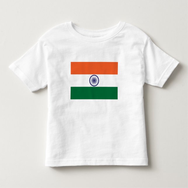 Indische Flagge Kleinkind T-shirt (Vorderseite)