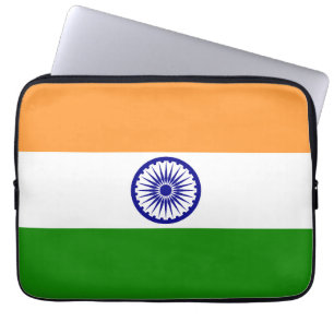 Indische Flagge Laptopschutzhülle