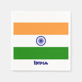 Indische Flagge Napkins Serviette