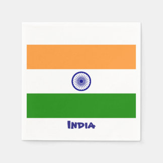 Indische Flagge Napkins Serviette