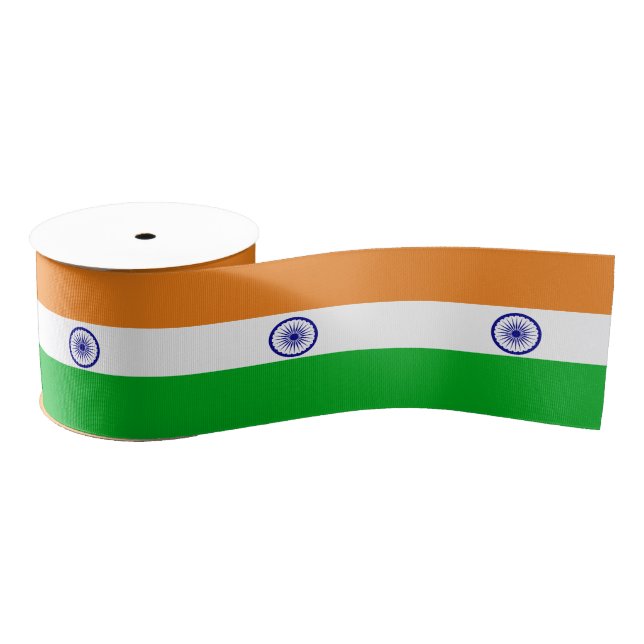 Indische Flagge Ripsband (Spule)