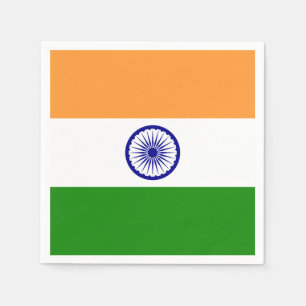 Indische Flagge Serviette