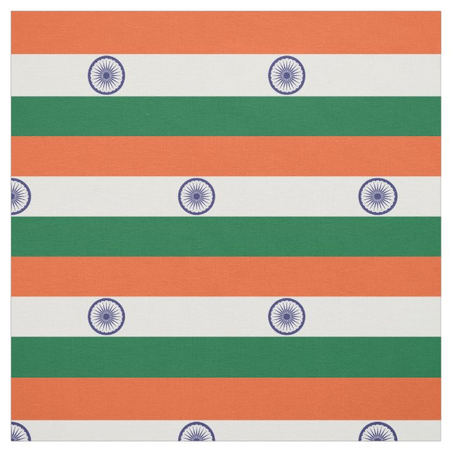 Indische Flagge Stoff (Muster)