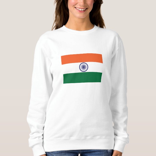 Indische Flagge Sweatshirt (Vorderseite)