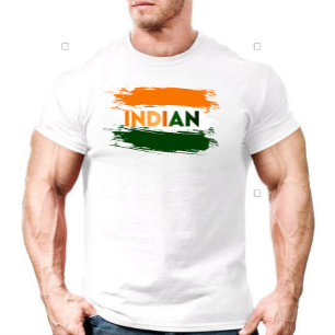 Indische Flagge T-Shirt