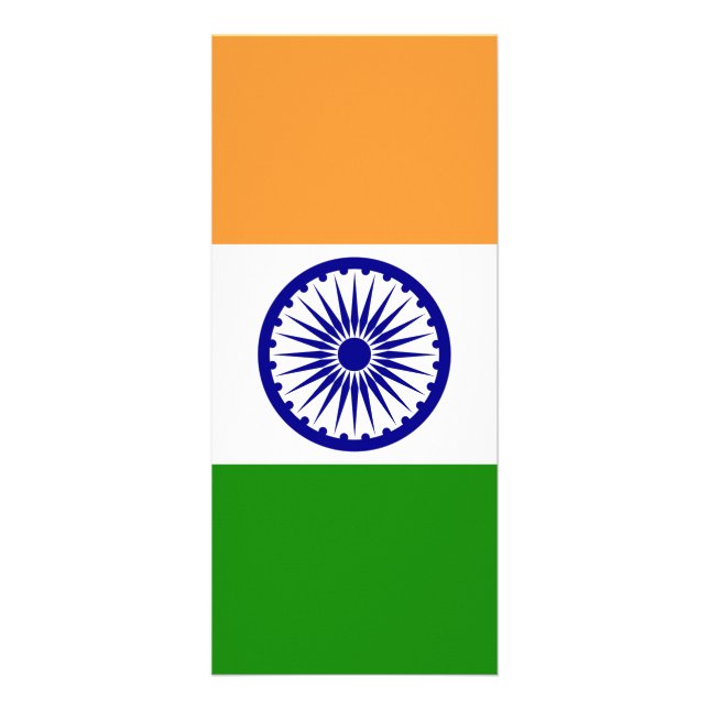 Indische Flagge Werbekarte (Vorne)
