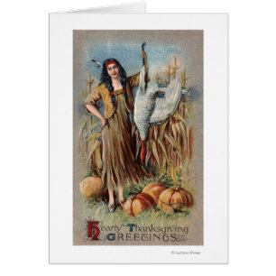 Indische Frau, die die Türkei hält