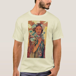 Indische Frau, Mucha T-Shirt