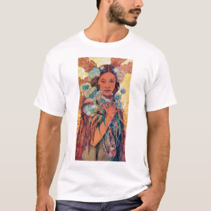 Indische Frau, Mucha T-Shirt