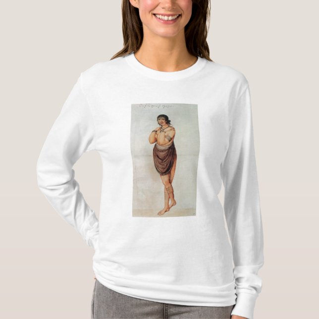 Indische Frau T-Shirt (Vorderseite)